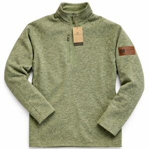 Stormtech Men’s Avalanche 1/4 Zip Pullover Sustainable Fleece XL Outdoor Green